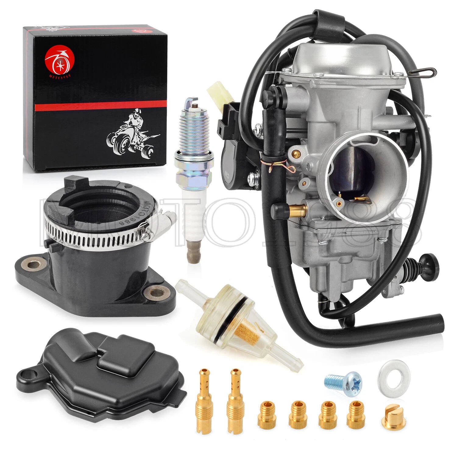 Carburetor & Intake Manifold Boot for Honda Foreman 500 TRX500 (2005–2016)