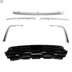 Front Bumper Grille with Chrome Trim for Honda Pilot (2023–2025)