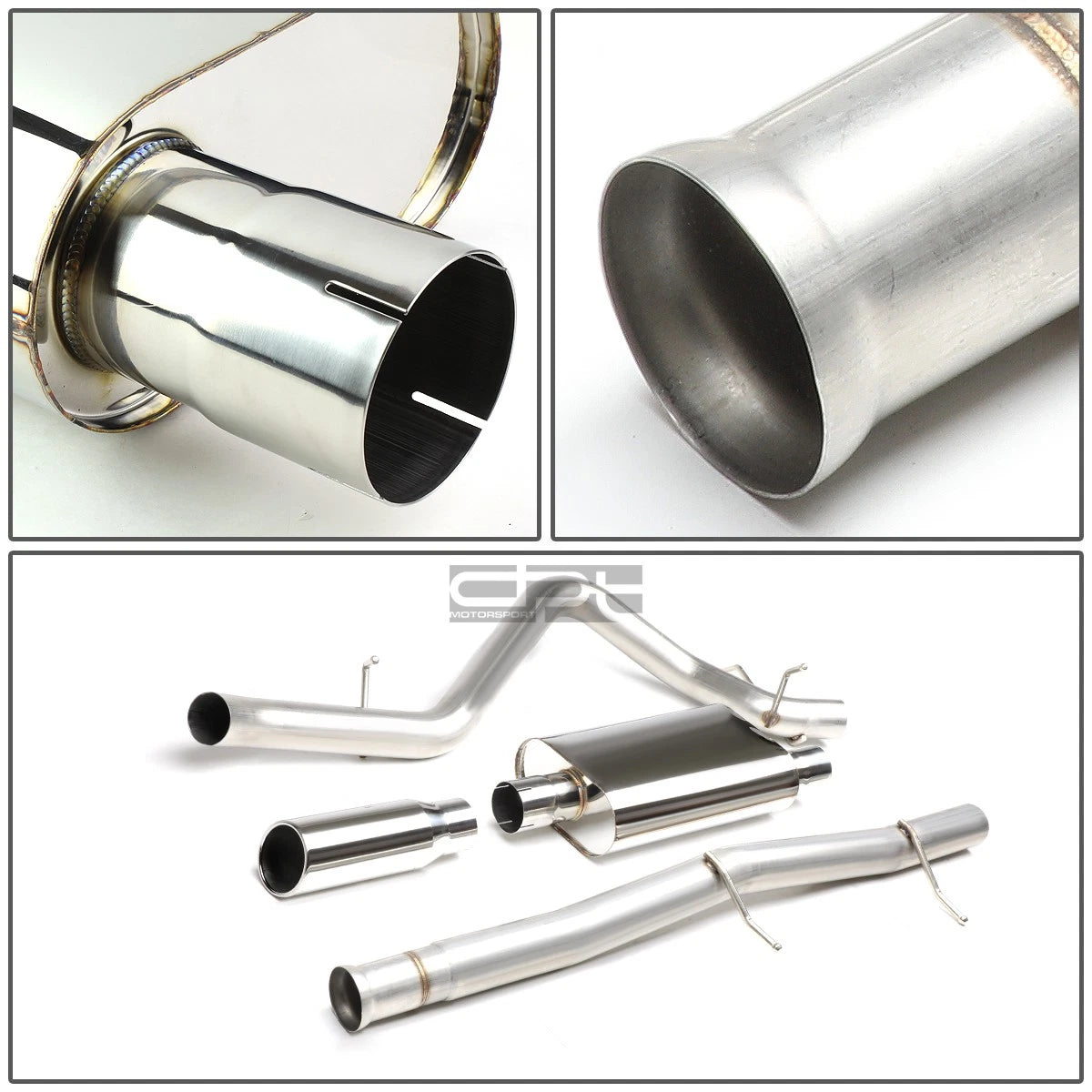 Catback Exhaust for Silverado Sierra 1500 Crew Extended Cab (2007–2013)