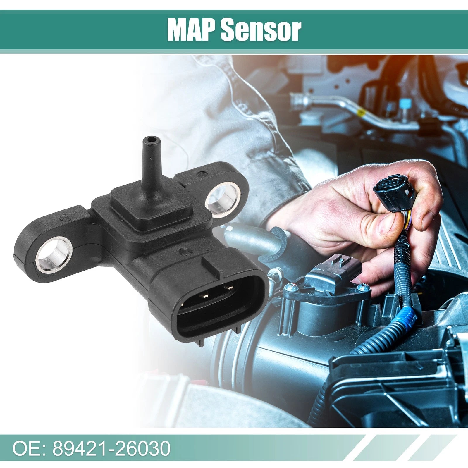 Car Manifold Absolute Pressure Sensor for Toyota Corolla 1.8L (2003–2008) 89421-26030