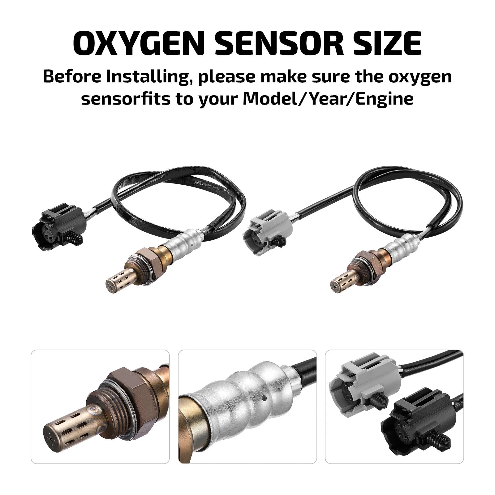 Set of 2 O2 Oxygen Sensors for Jeep Cherokee (1996–2000)
