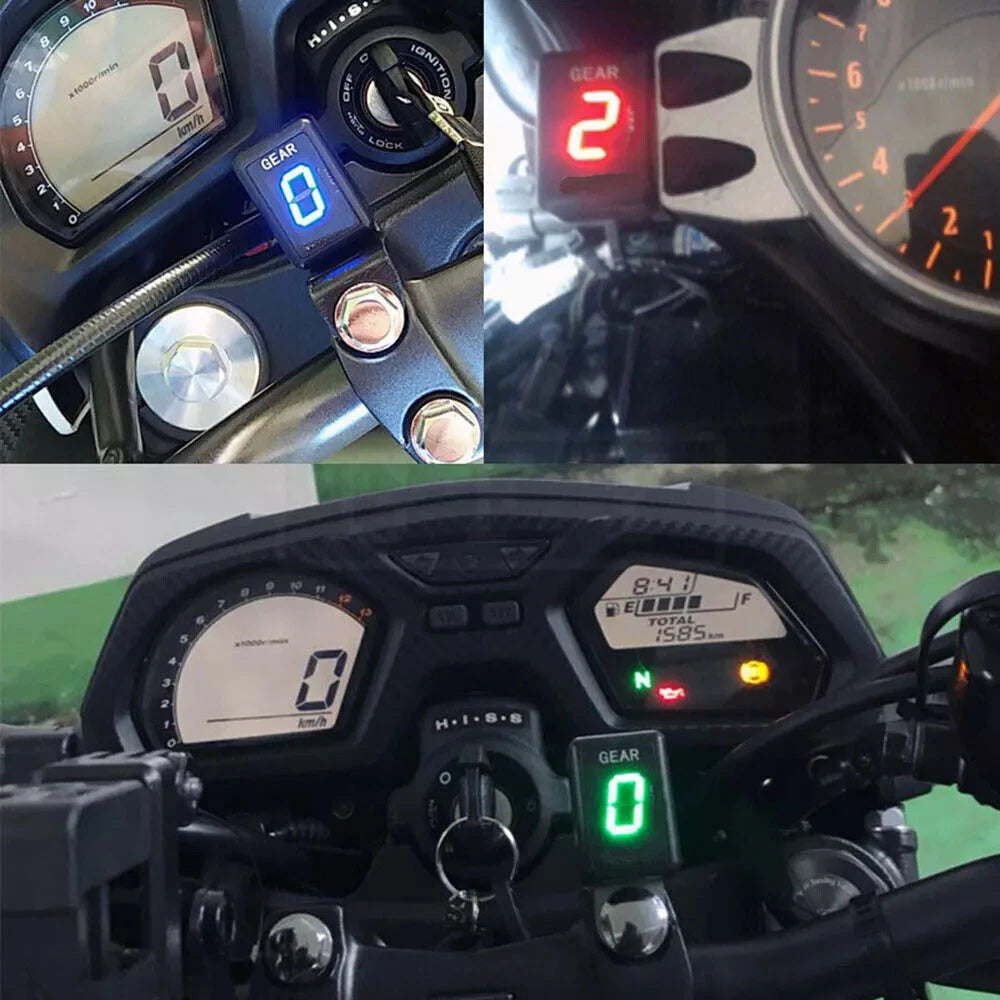 White LED Motorcycle Gear Display Indicator for Suzuki SV650 VL800 DL650 DL1000