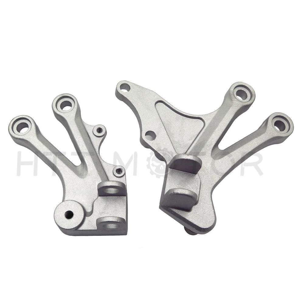 Front Foot Rest Pegs & Brackets for Kawasaki Ninja ZX10R (2004–2005)