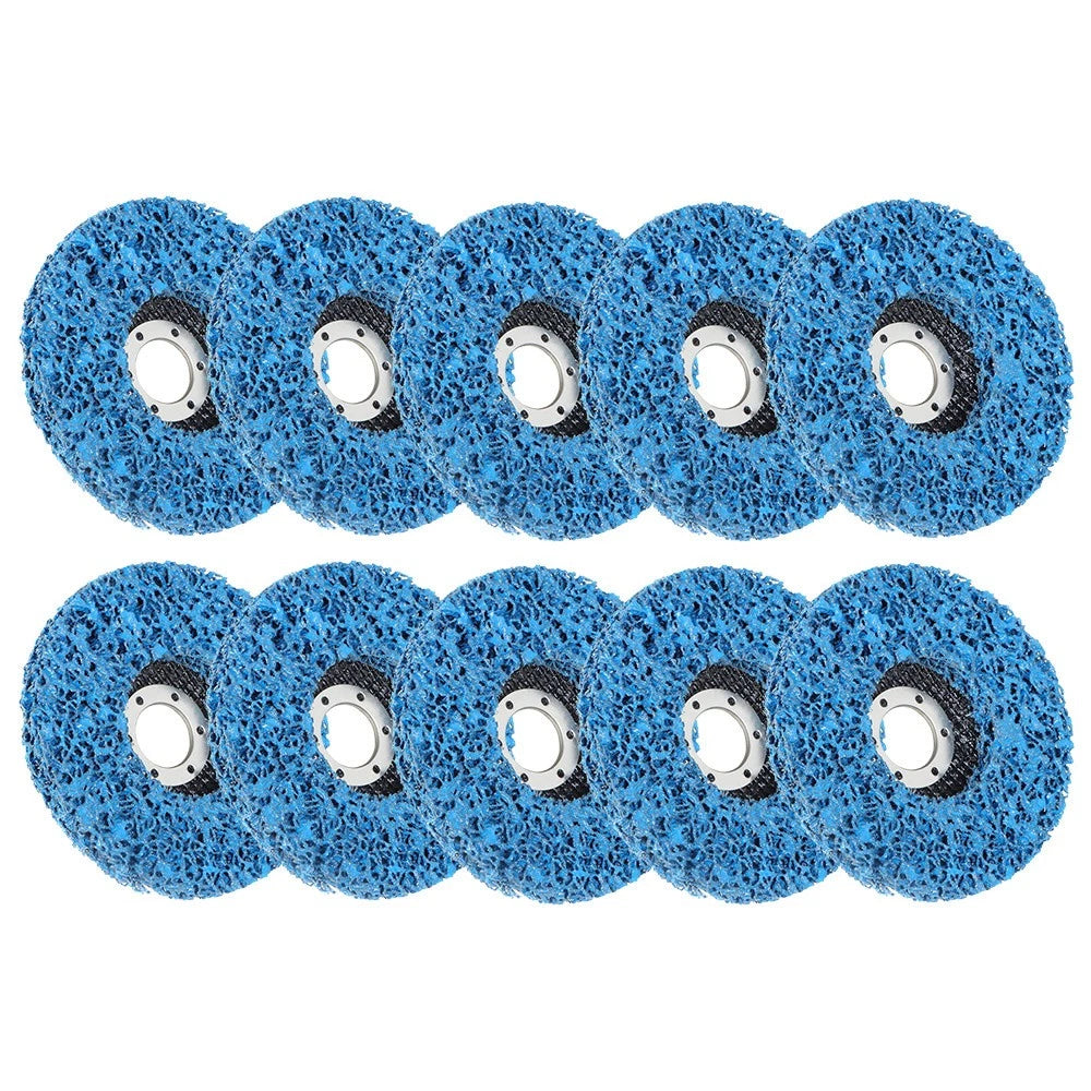 Set of 10 Strip Discs for Angle Grinder (4.5" x 7/8")