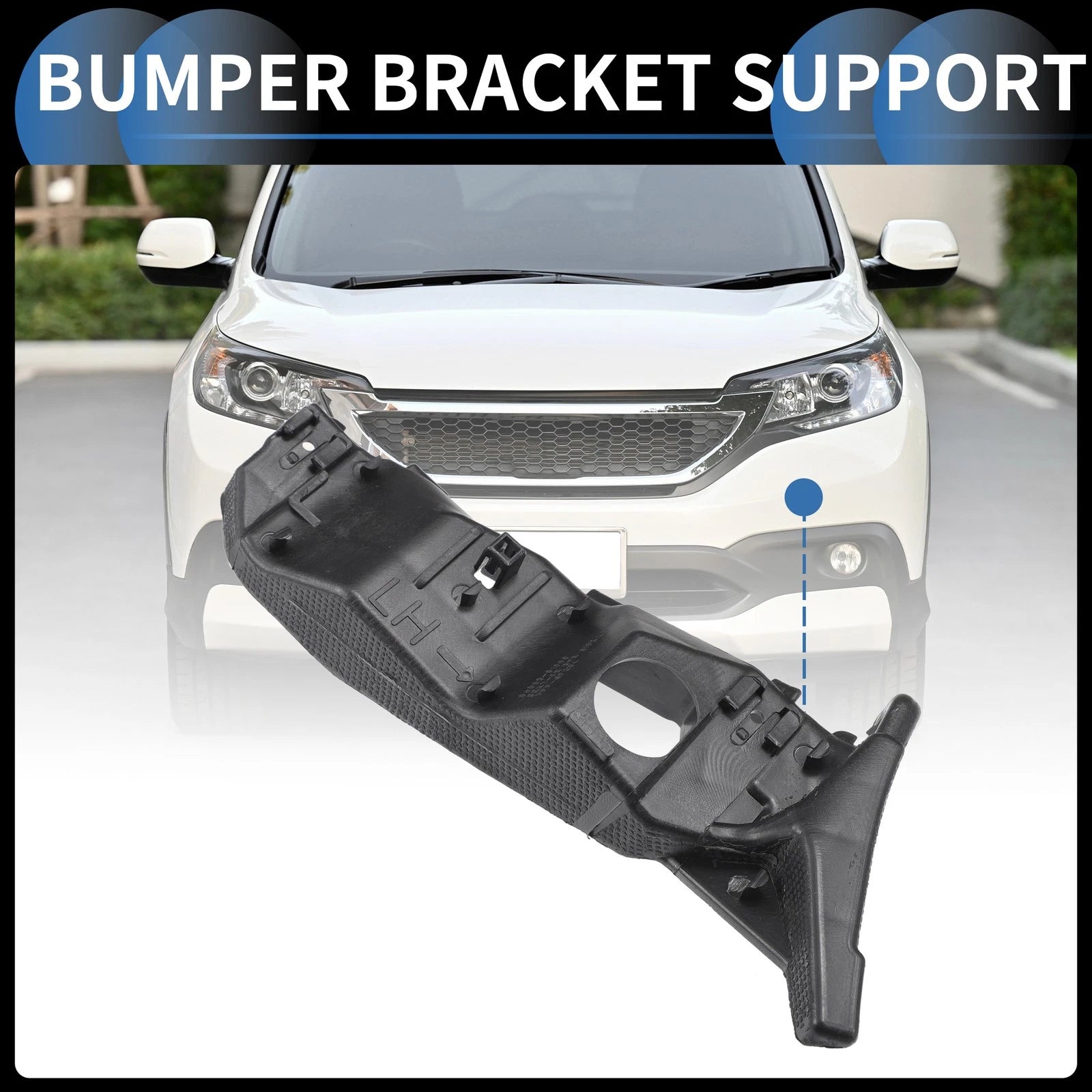 1pc Left Front Bumper Retainer Bracket No. 86551S1000 for Hyundai Santa Fe (2019–2020)