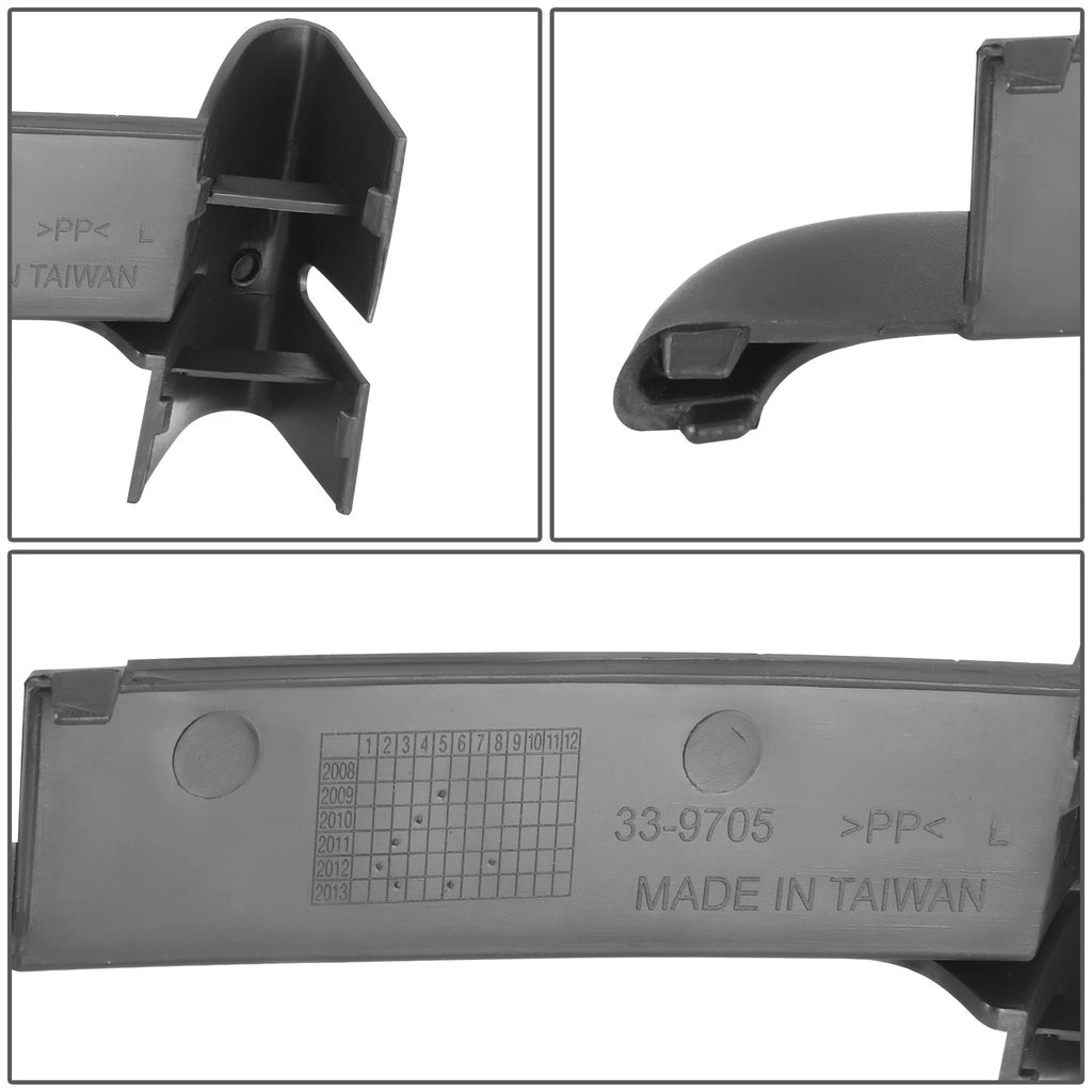 Fog Light Cover for BMW 745i 760i (2002–2005) Left Side Black