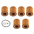 Set of 6 Engine Oil Filters for BMW 328i (2007–2012) 57327
