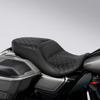 Black Gel Driver Passenger Seat for Harley CVO Street Road Glide (2023–2025)