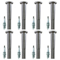NGK 8 Laser Platinum Spark Plugs & Denso Coil Boots for Lexus GS400 (1998–2000)