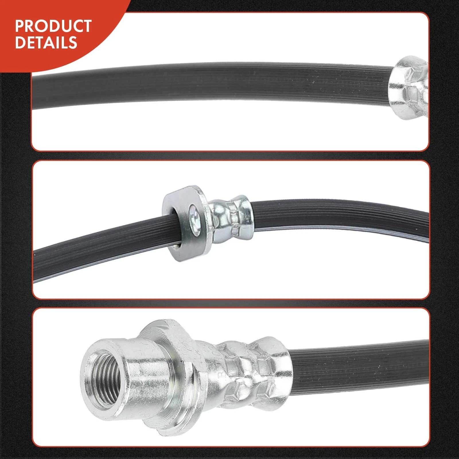 2X Front Brake Hydraulic Hose for Toyota Corolla (1995–2002)