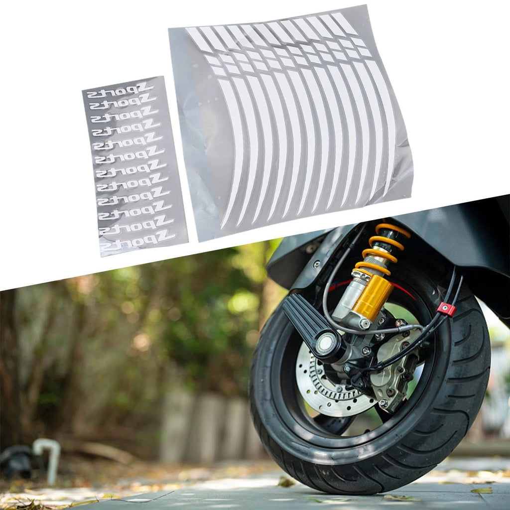 12 Pieces Wheel Rim Stripe Tape Stickers for 18-21 Inch Sport Wheels