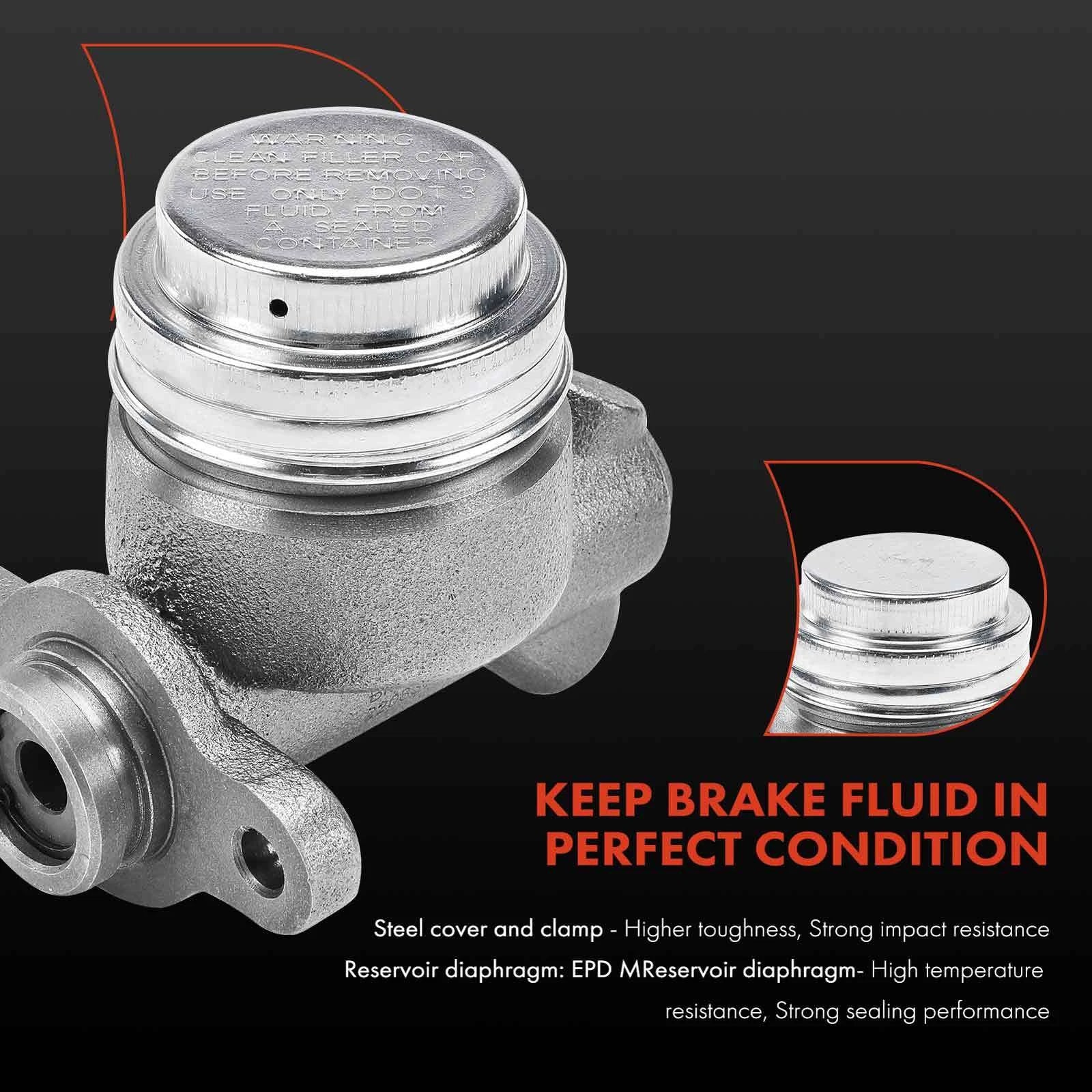 Brake Master Cylinder with Reservoir for Ford Mercury Custom (1996)