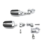 3" Stem Clamp Chrome Slipstream Footpeg 1-1/4" for Yamaha Road Star Warrior (2002)