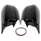 2X Mirror Cover Assembly for Dodge Charger Chrysler 300 (2011–2023) Black ABS