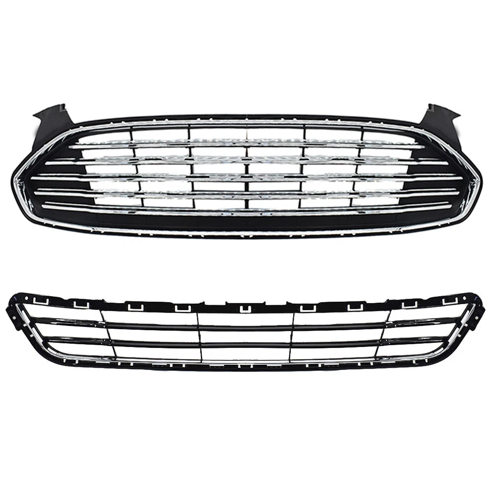 Front Bumper Cover & Grille Combo for Ford Fusion (2013–2016)
