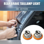Set of 2 Rear Brake Taillamp Light Bulb Sockets for Chrysler Town Country