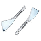 Set of 2 Rear View Side Mirrors for Suzuki GSXR 1000 (2001–2004) GSXR600 (2001–2005) Silver