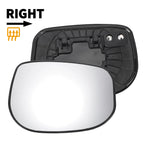 Right Side Heated White Mirror Glass for Honda Jazz (2002–2008)