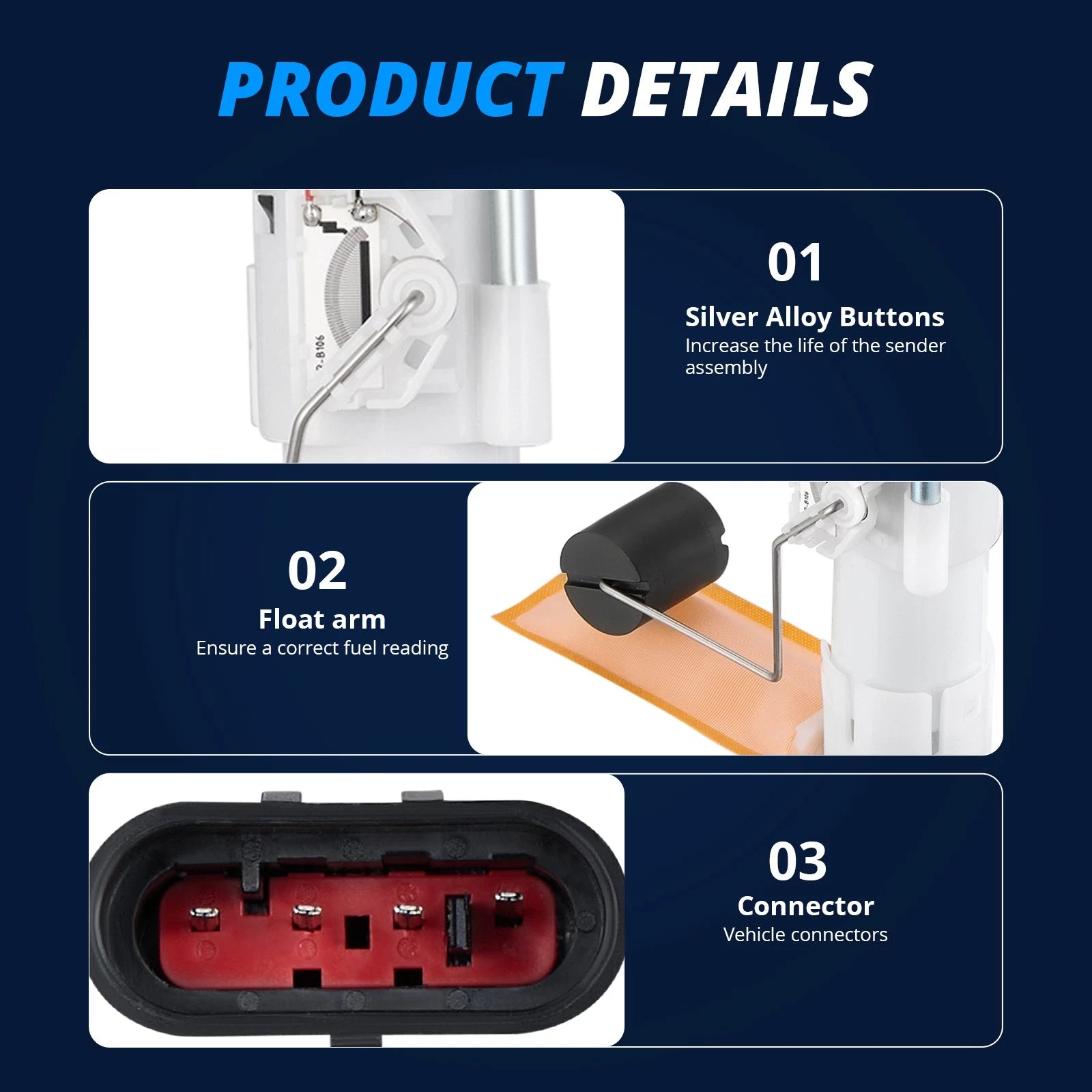 Fuel Pump Module Assembly for Can Am Outlander Max 650/800/1000 (2012-2023)