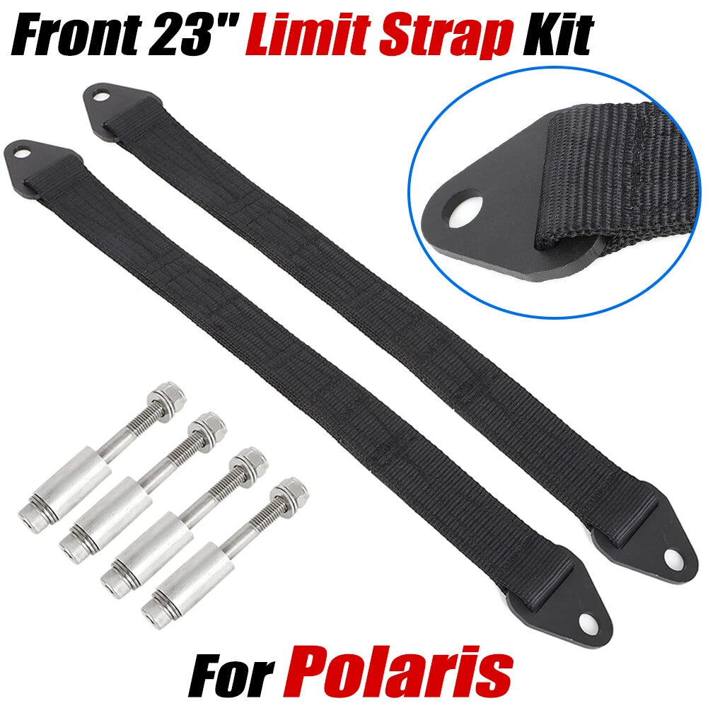 Front 23" Limit Strap Kit for Polaris RZR XP 1000 XP 4 1000 RS1 (2014–2022)