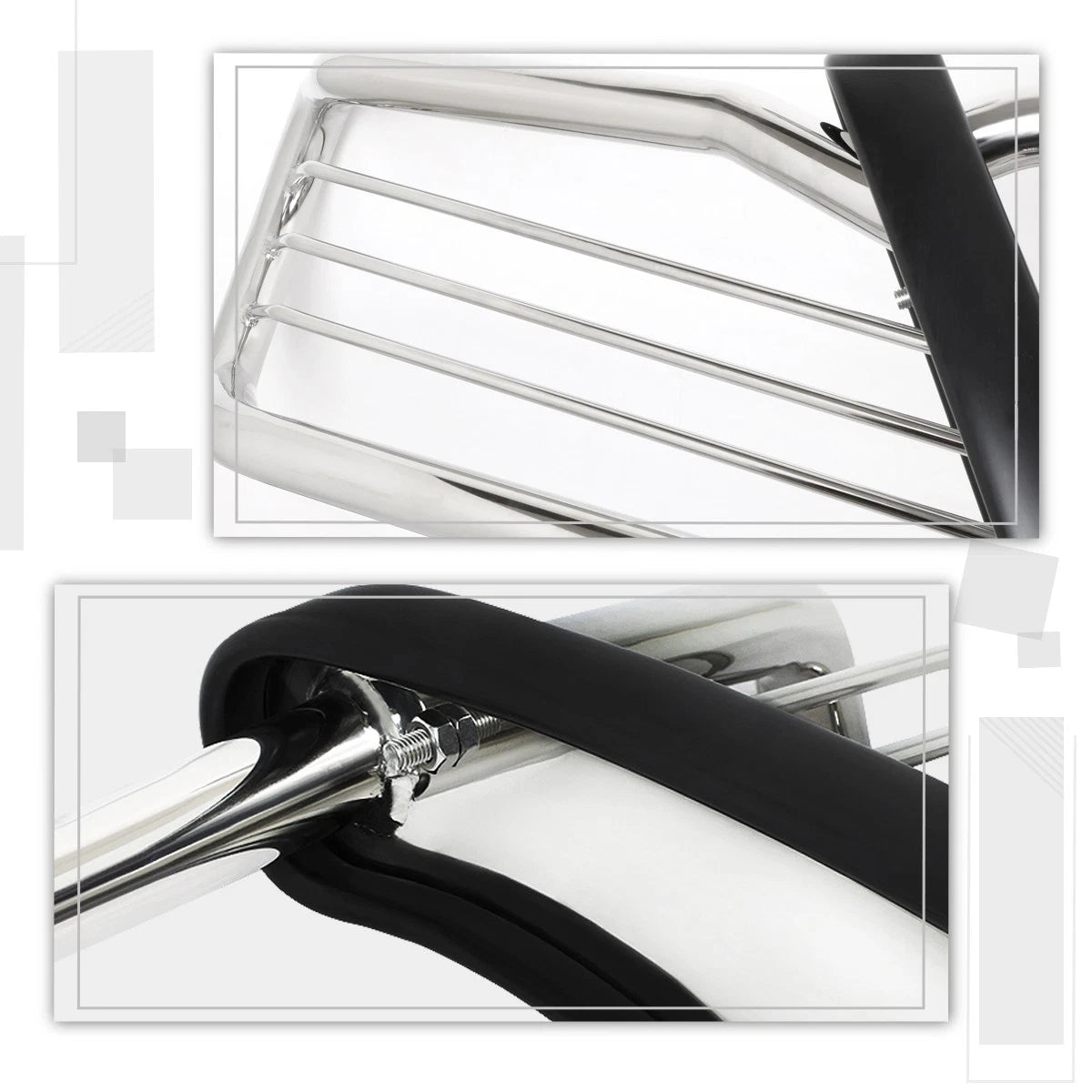 Front Bumper Brush Grill Guard Protector Chrome for Mercedes ML-Class (1998–2005)