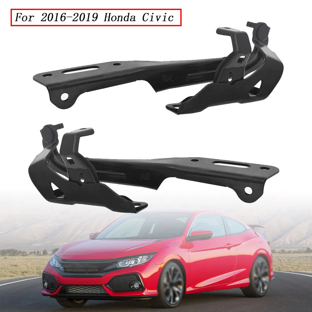 2X Hood Hinge for Honda Civic (2016–2019)