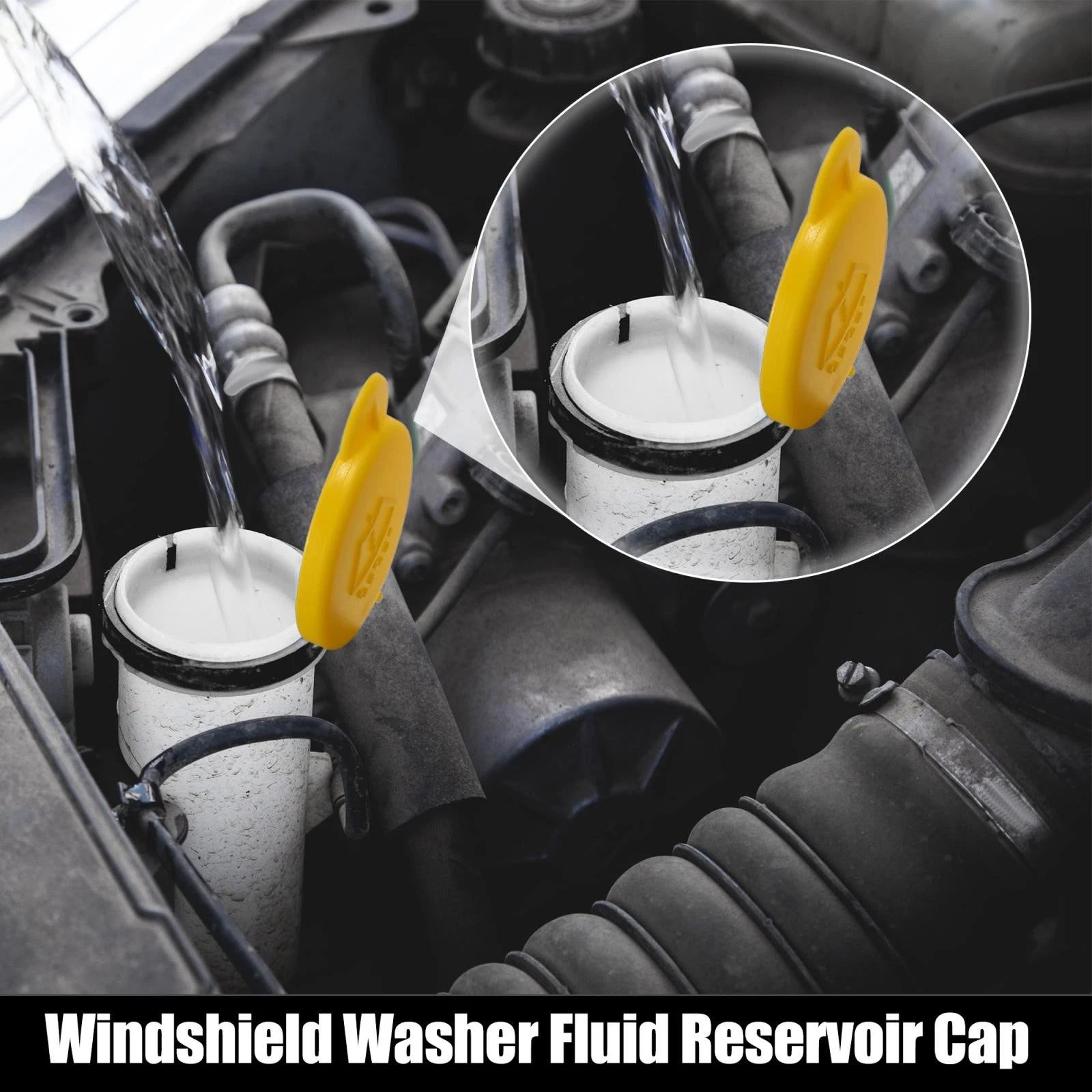Windshield Washer Fluid Reservoir Cap for Ford Fiesta MK6 (2008–2017)