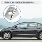 Front Left Door Handle Cover Lock Cap for Audi Q5 (2013–2017) No. 8T0837879 Silver Tone
