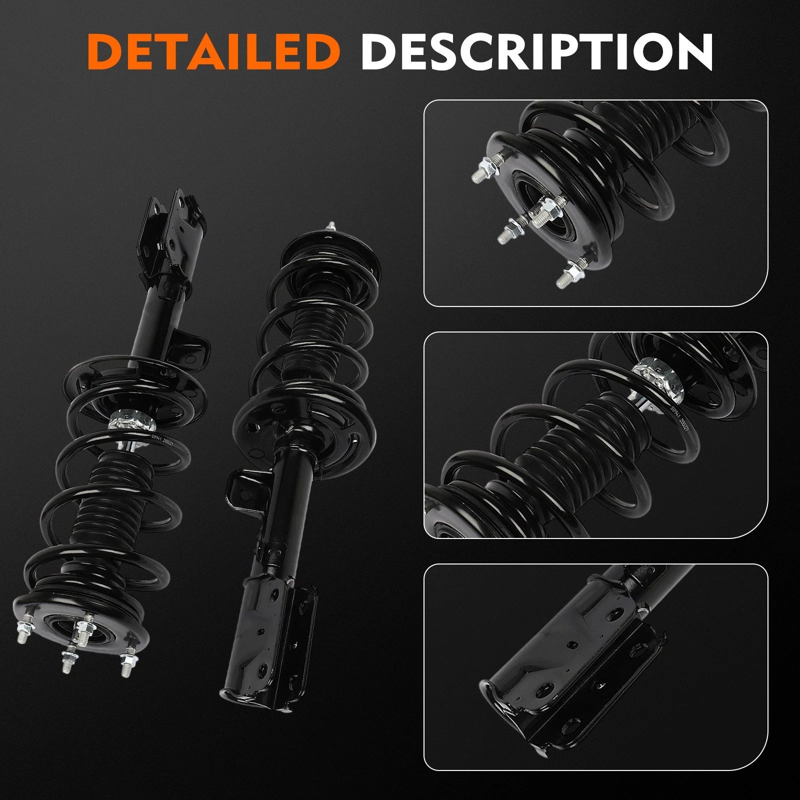 Front Struts & Rear Shocks for Ford Explorer (2013–2018) w/Coil Spring & Sway Bars