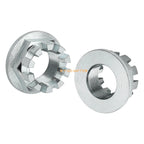 Rear Wheel Axle Nuts w/ Pin for Honda ATV Foreman 400 450 500 520 (1995–2021) #90304-HM7-A10