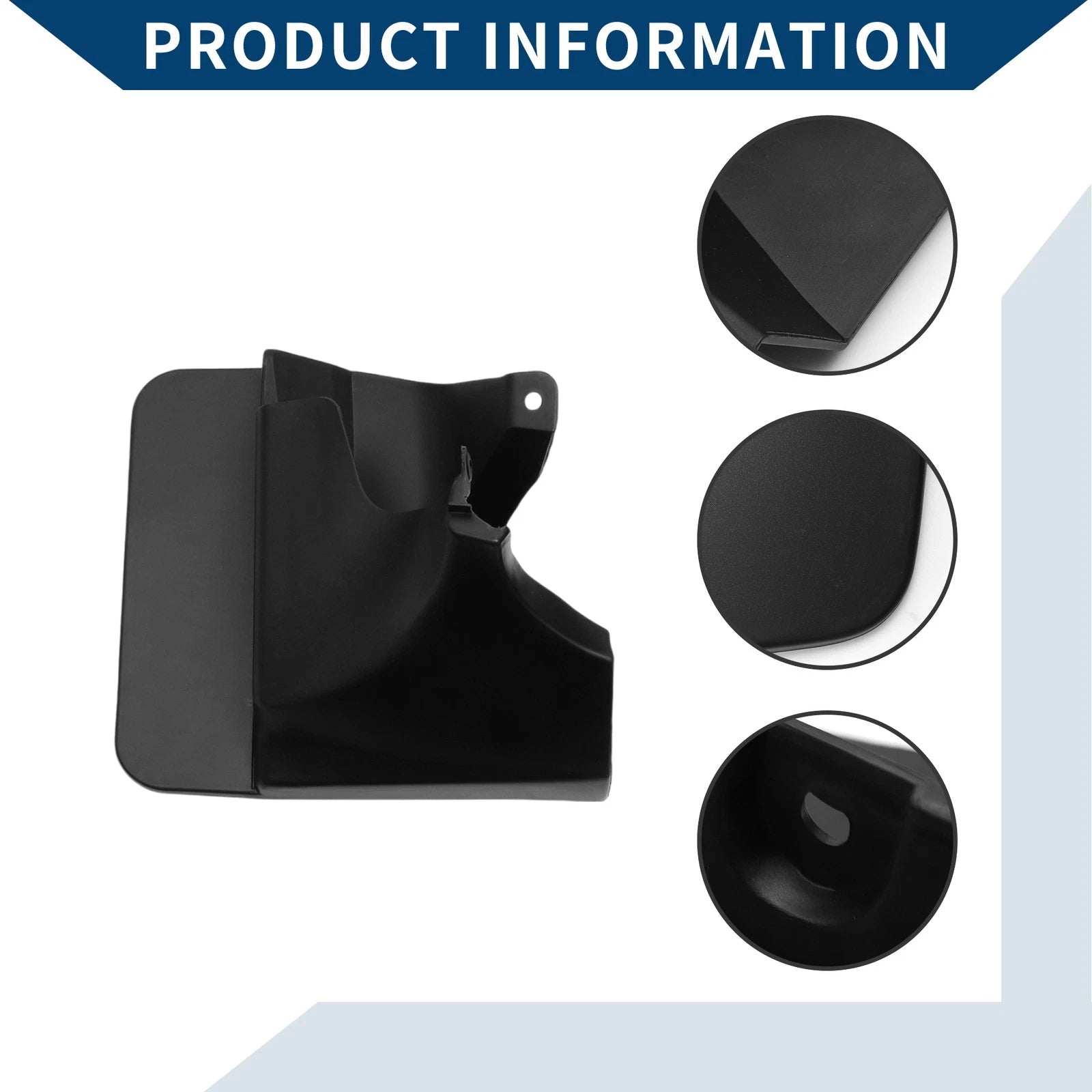 Set of 2 Mud Flaps Splash Guards for Toyota Land Cruiser FJ120 Prado (2003–2009)