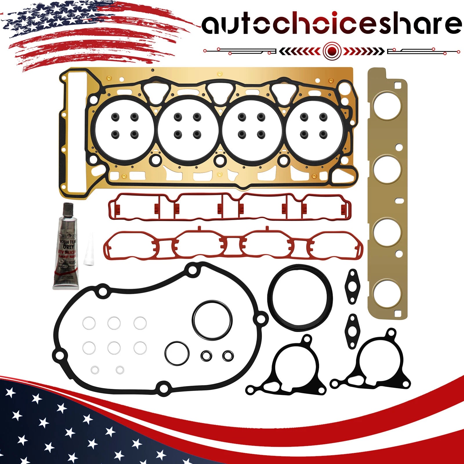 Head Gasket Set for Audi A3 A4 TT Quattro Volkswagen Tiguan Passat (2008–2013)
