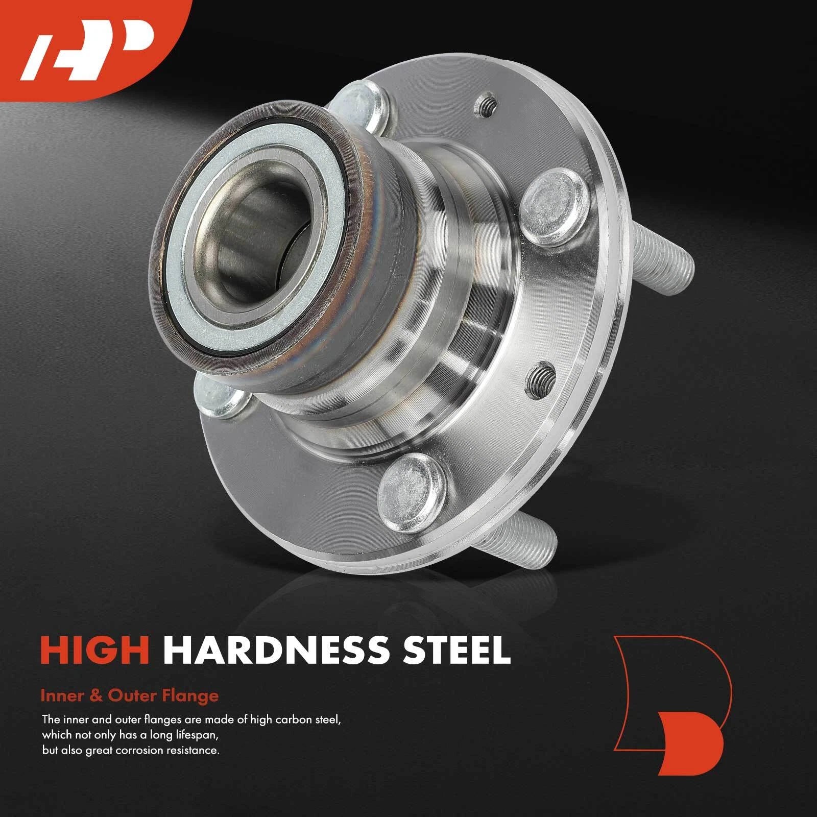 Rear Wheel Hub and Bearing Assembly for Mitsubishi Mirage (1993)