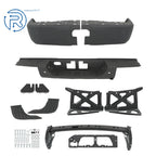 Rear Step Bumper for Toyota Tundra (2014–2021) Black Metal