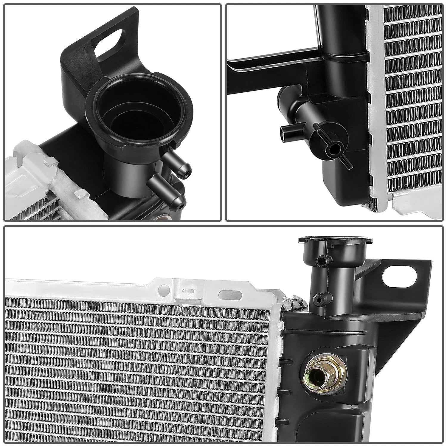 OE Style Aluminum Core Radiator DPI 1452 for Ford F150/F250/F350 (1985–1996)