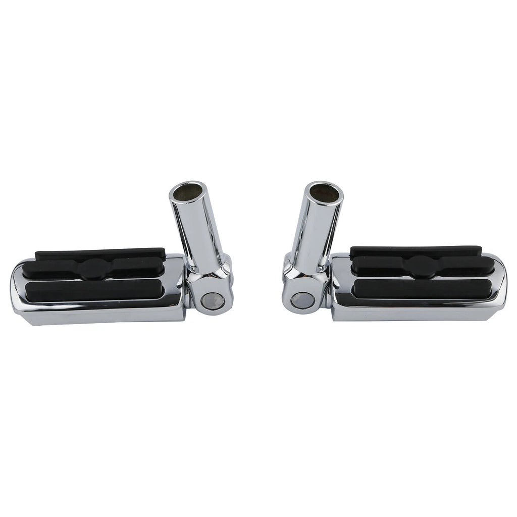 Chrome Passenger Foot Pegs for Harley Softail Slim (2012–2017) FLSTSB 2008–2011