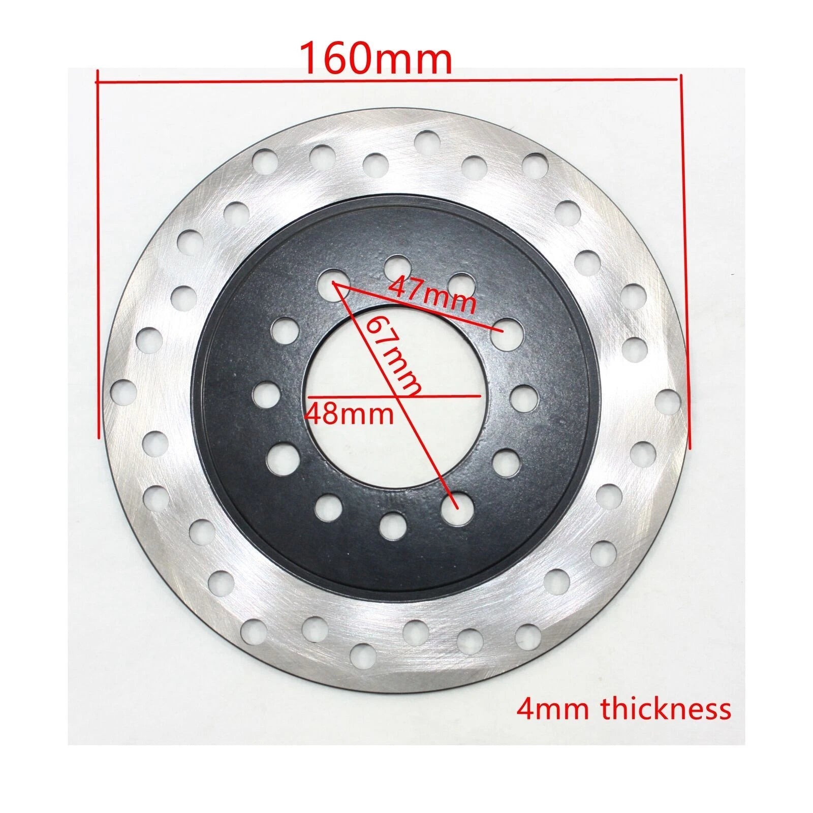 Brake Disc Rotor for Thumpster Atomik Pitpro ATV Quad Bike (160mm)