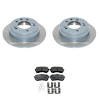 Set of 2 DuraGo Rear Rotors & Akebono ProACT Ceramic Pads for Elantra Tucson (2011–2023)