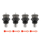 Set of 4 Upper Lower Front Ball Joints for Polaris RZR 4 1000 (2014–2024) KRZRBJ10