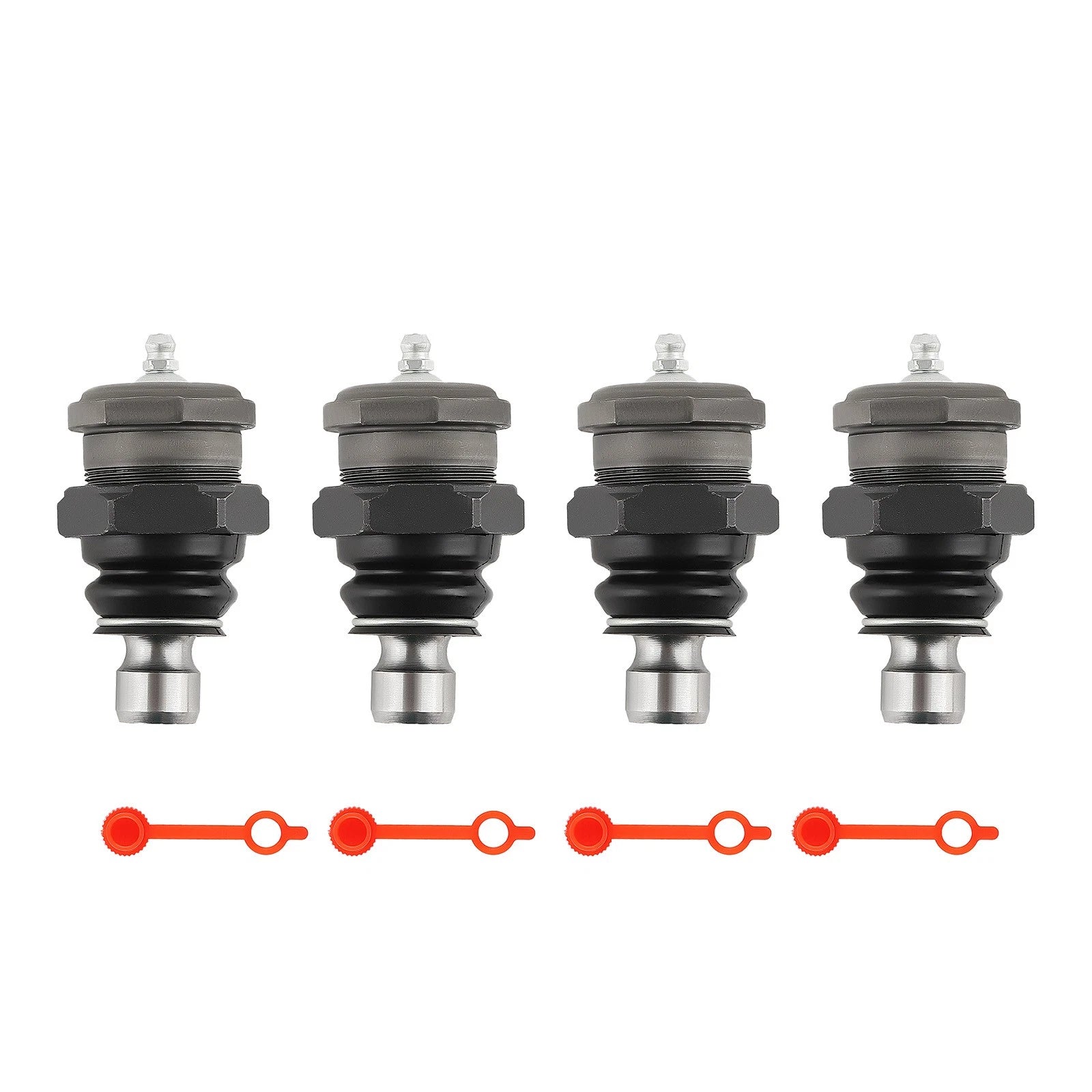 Set of 4 Upper Lower Front Ball Joints for Polaris RZR 4 1000 (2014–2024) KRZRBJ10