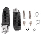 Front Foot Pegs Footrests for Honda CB400 CB400SF (1992–1998) Black