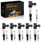 6X Ignition Coils + 6X Spark Plugs for GMC Acadia LaCrosse Rendezvous (2007-2016)