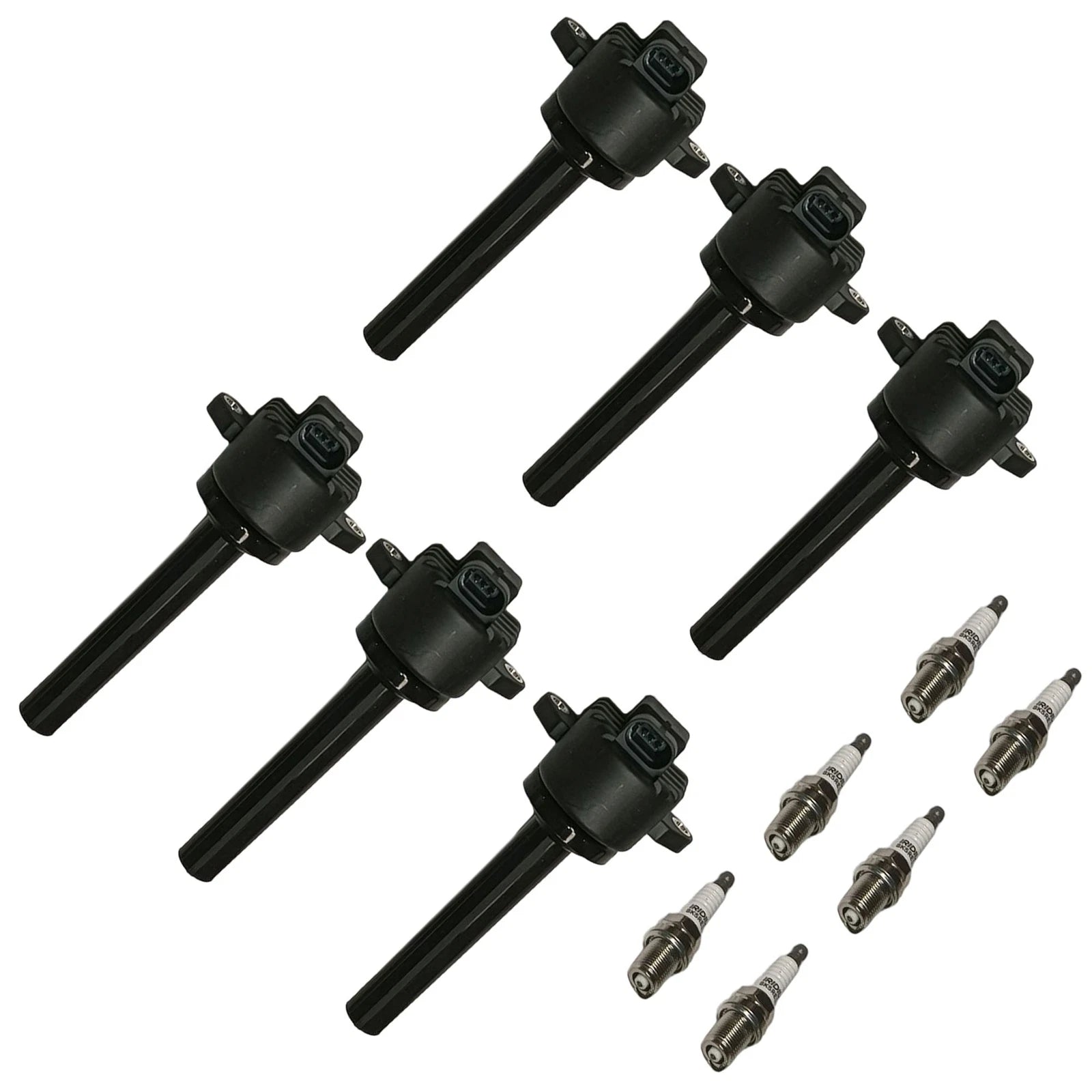 6X Ignition Coil & Spark Plug for Isuzu Rodeo (2000–2004) UF252