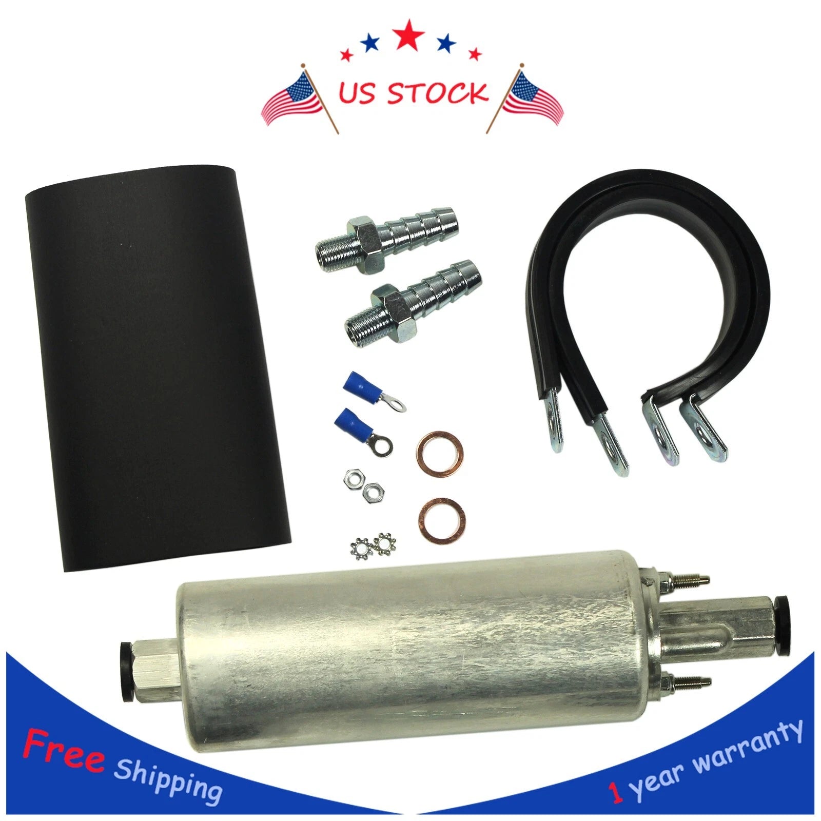 Fuel Pump Inline 255LPH for Honda CRX, Integra, NSX, Civic (1984–2000)