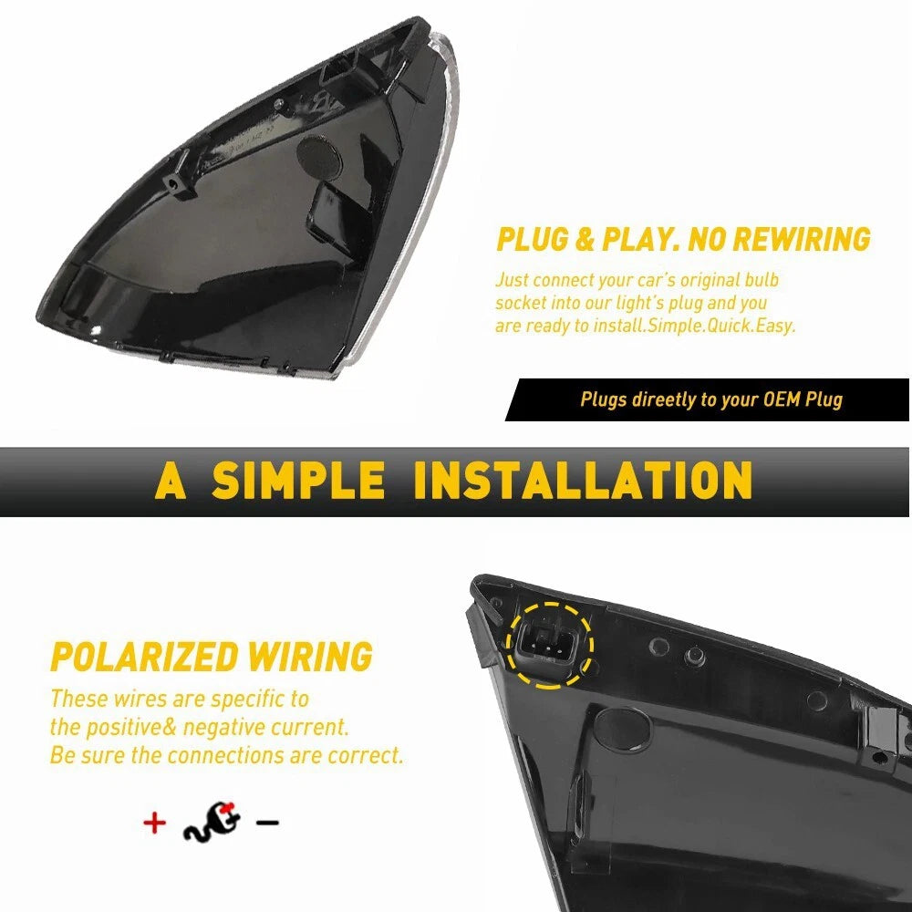 Passenger Side Mirror Turn Signal Light for Dodge Ram 1500/2500 (2002-2010)