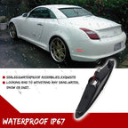 Set of 4 Amber Red LED Side Marker Lights for Lexus SC430 (2002–2010)