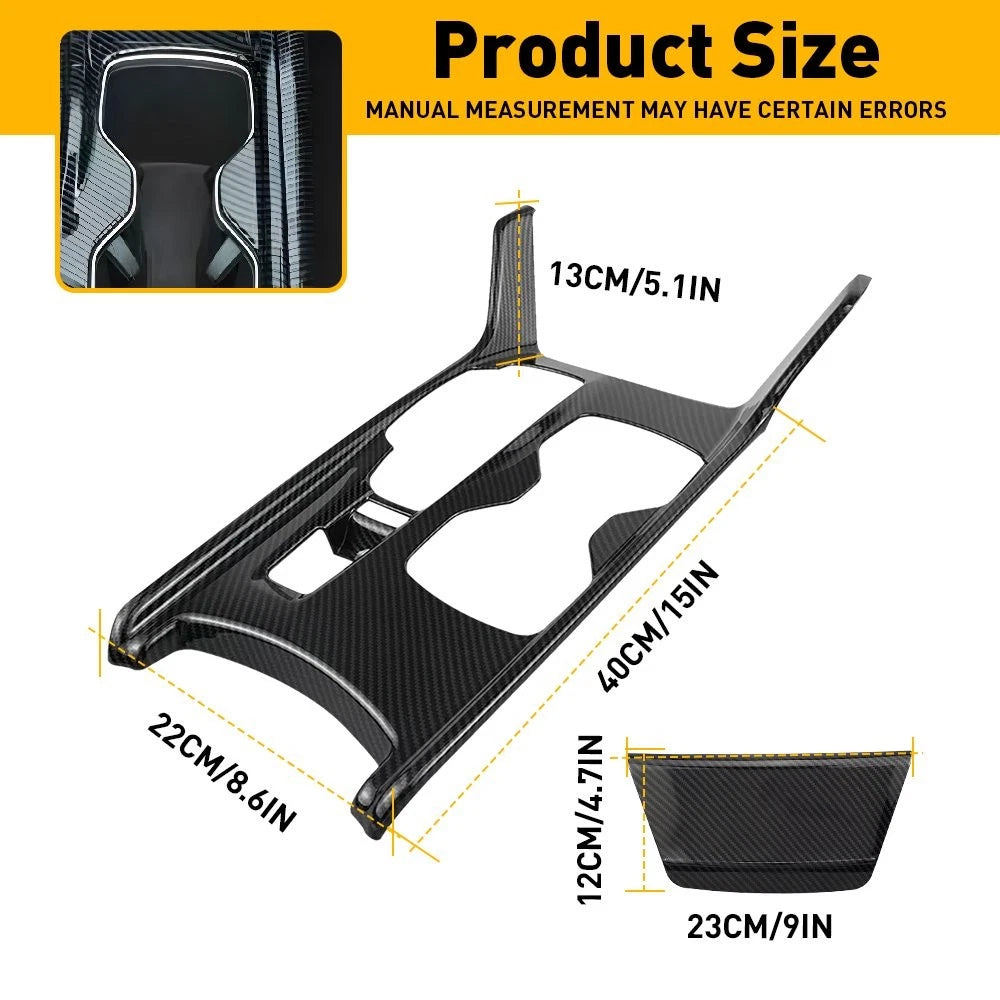Carbon Fiber Gear Shift Panel Cover for Honda Accord (2018)
