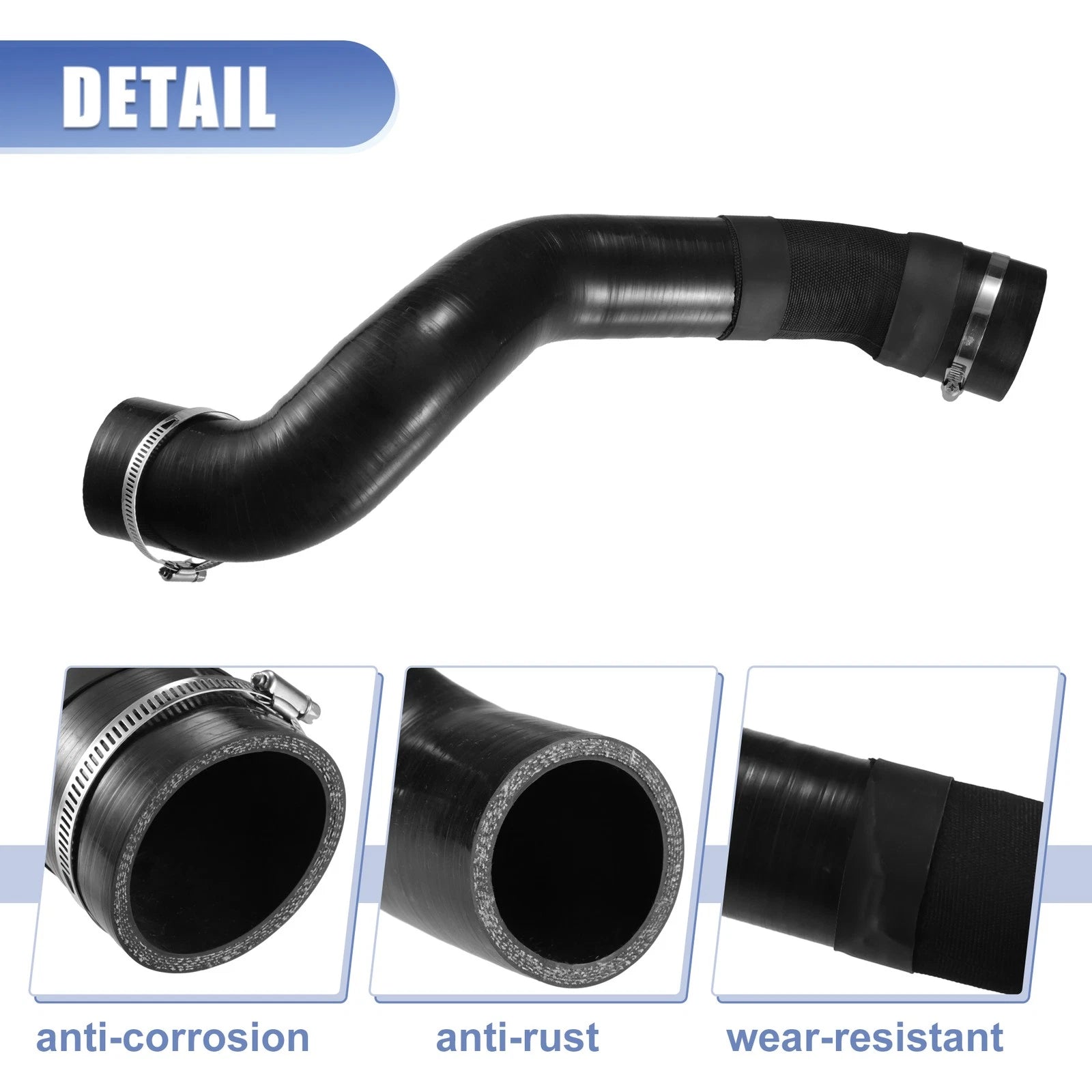 Set of 1 Heater Hose Radiator Expansion Tank Pipe for Ford (No.AB396K683DC)