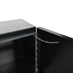 48" x 18" Black Aluminum Tool Box for Pickup Truck (Fits Most Models)