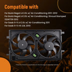 Electric Radiator Cooling Fan for Buick Regal, Saab 9-5 (2010–2012) 13241734